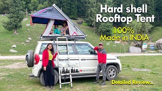 इससे सस्ता नहीं मिलेगा  I Hard shell rooftop tent for 2 person, 100% MADE IN INDIA #luxonthetrail