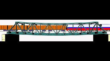 Heavy-Нaul Train on Bridge: Universal Mechanism Demo