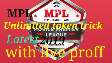 Mpl unlimited token trick 2019 no any ban