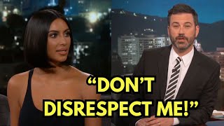 Kim Kardashian DESTROYS Jimmy Kimmel Before SHOCKING Exit Live