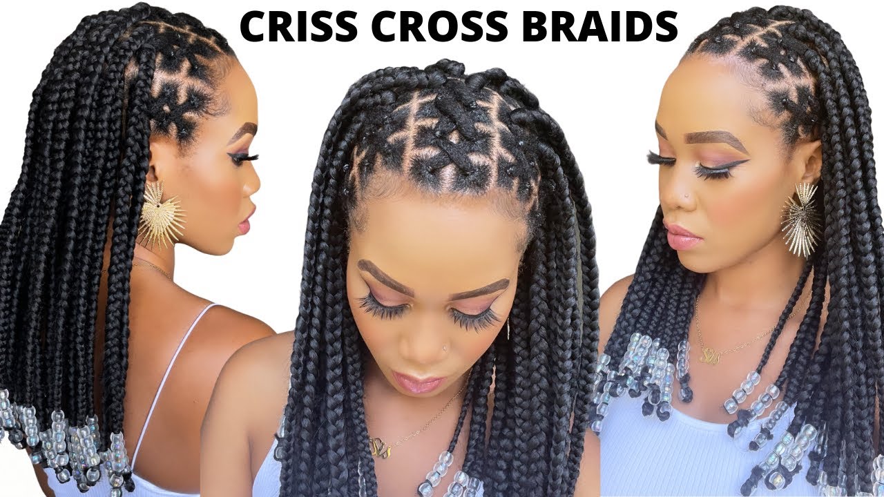 Goddess Braids With Kanekalon Hair - YouTube