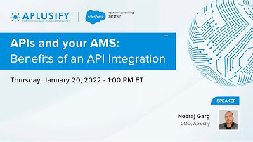 APIs and your AMS  Benefits of an API integration