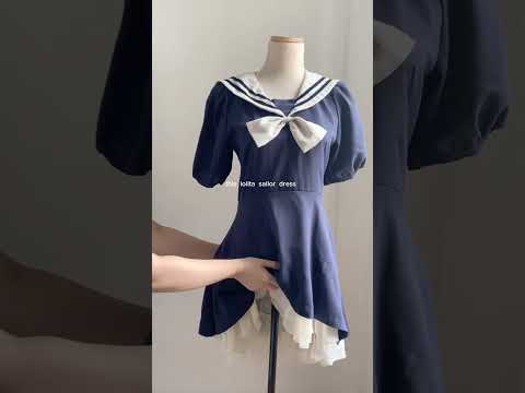 Lolita Sailor Dress Dress Lolitadress Lolita Fashion Ootdinspiration Cutedress Outfitideas 