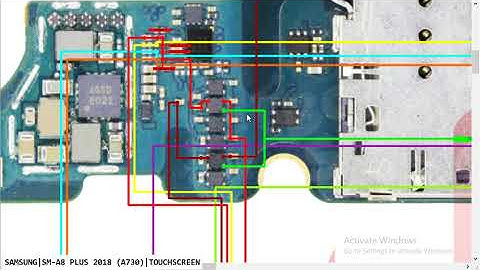 Samsung A8 PLUS 2018 SM A730 Touche Notwarking Problem Hardware Solution