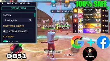 🔰 THE KING CHEATS V154 | OB50 UPDATE NEW✅ANTIBAN MOD MENU APK CS /BR RANK ✅ | 100% SAFE| 2025 ✅