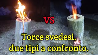 Шведские факелы: сравнение двух типов.