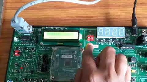 Microcontroller & Embedded Systems - Demonstration of seven segment display on ALS-ARM7LPC2148 board