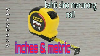 paano basahin ang steel tape | how to read tape measure for beginners guide