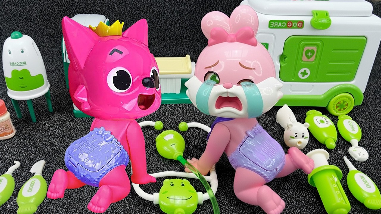 21 Minutes Satisfying with Unboxing Doctor Toys, Pinkfong Ambulance Playset ASMR | Bunny Unboxing