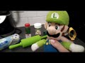 chef Luigi and Santa make Christmas cookies