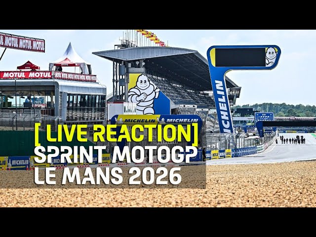 [ REAKSI LANGSUNG ] SPRINT RACE MOTOGP LE MANS 2026 | @tmcblog