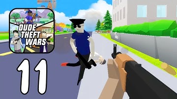 Dude Theft Wars: Online FPS‏ Gameplay Walkthrough Part 11 (Android,IOS)