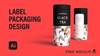 How to Label Packaging design in Adobe Illustrator CC