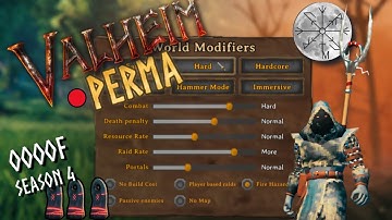 🔴 Casual Hard Mode Permadeath S04E15 Fortress(es?) - Valheim Playthrough !rip3