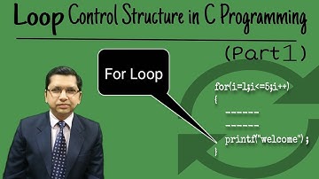 For Loop | Loop Control Structure in C programming (Part 1) | By Professor Pankaj Gupta | BIIT