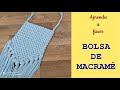 BOLSA DE MACRAMÊ - AULA1 - CPMACRAME NA PRÁTICA