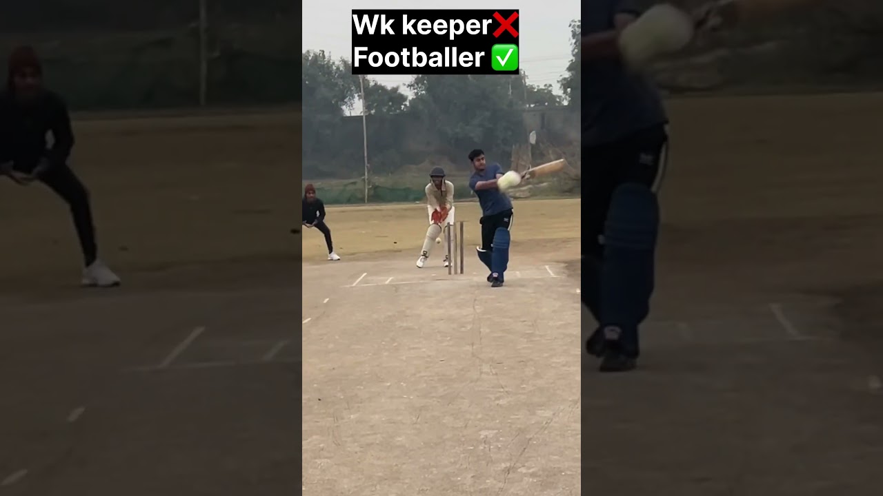 Footballer😂 talent hunt cricket academy 