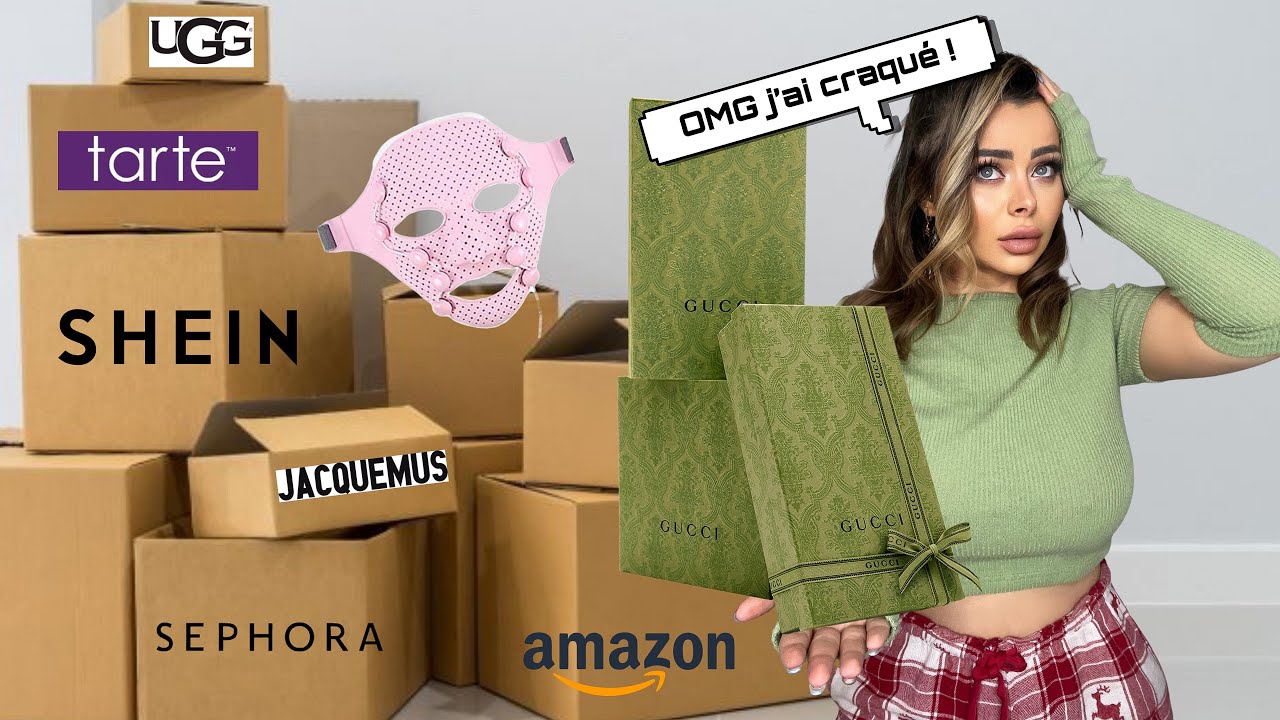 J’OUVRE ÉNORMÉMENT DE COLIS ( colis surprise PR , luxe , vêtements , beautés ) OMG 😰
