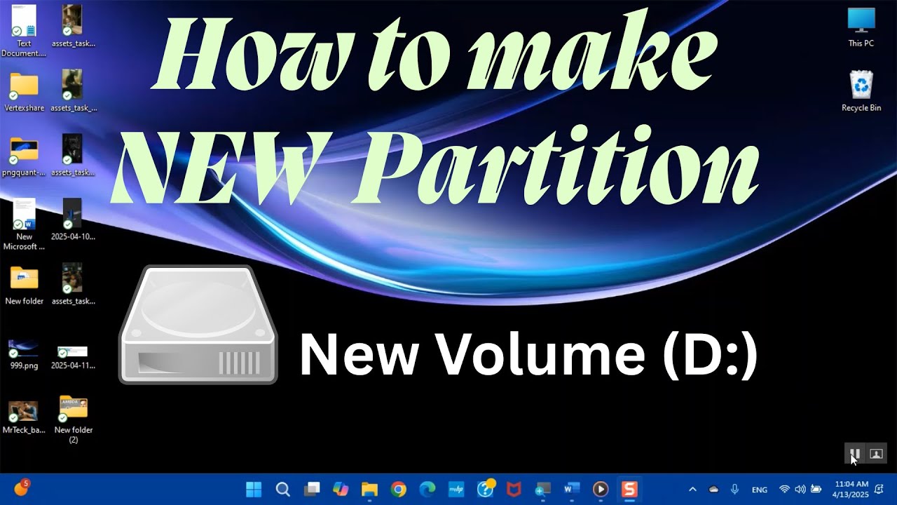How to partition a hard drive Windows 11 (Without formatting) - YouTube