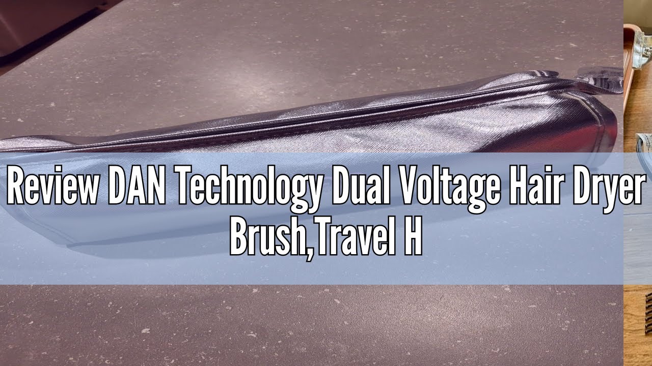 Review DAN Technology Dual Voltage Hair Dryer Brush,Travel Hair Dryer Brush,Hair Dryer Brush,Blow Dr