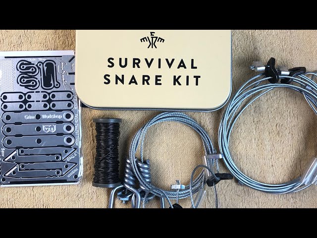 The Best Snare Kit for Survival: Creek Stewart's High-Quality and Compact  Design 