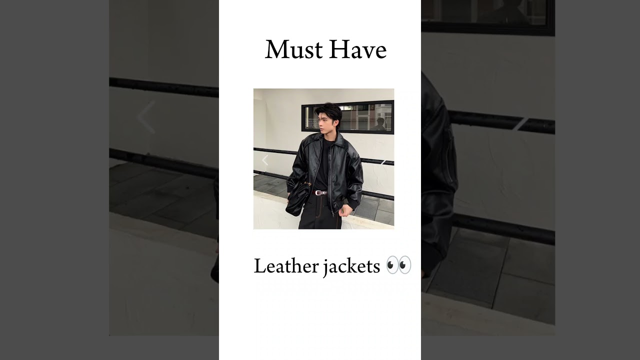 Comment for link 🖇️| Leather jackets | | #fashion #leatherjacket #jackets #black #men