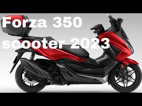 Honda introduces new and updated Forza 350 scooter 2023 in Milan