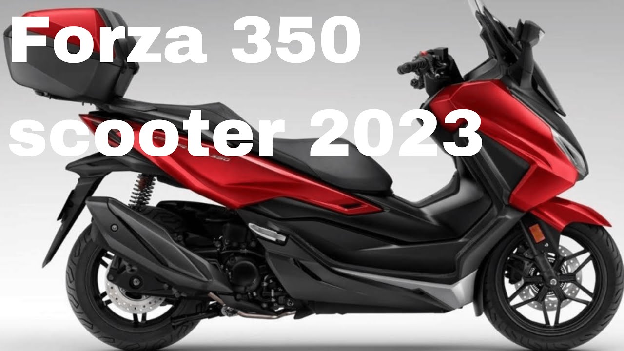 Honda introduces new and updated Forza 350 scooter 2023 in Milan