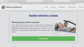 Be wary of lookalike DMV and BMV websites when renewing license