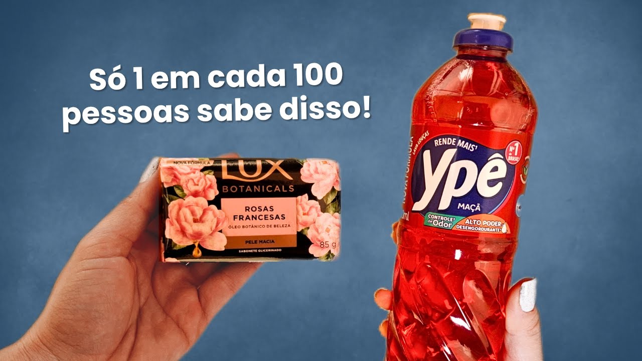 É só bater DETERGENTE e 1 SABONETE e não precisa mais comprar no mercado