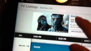 Xfinity app for iPad