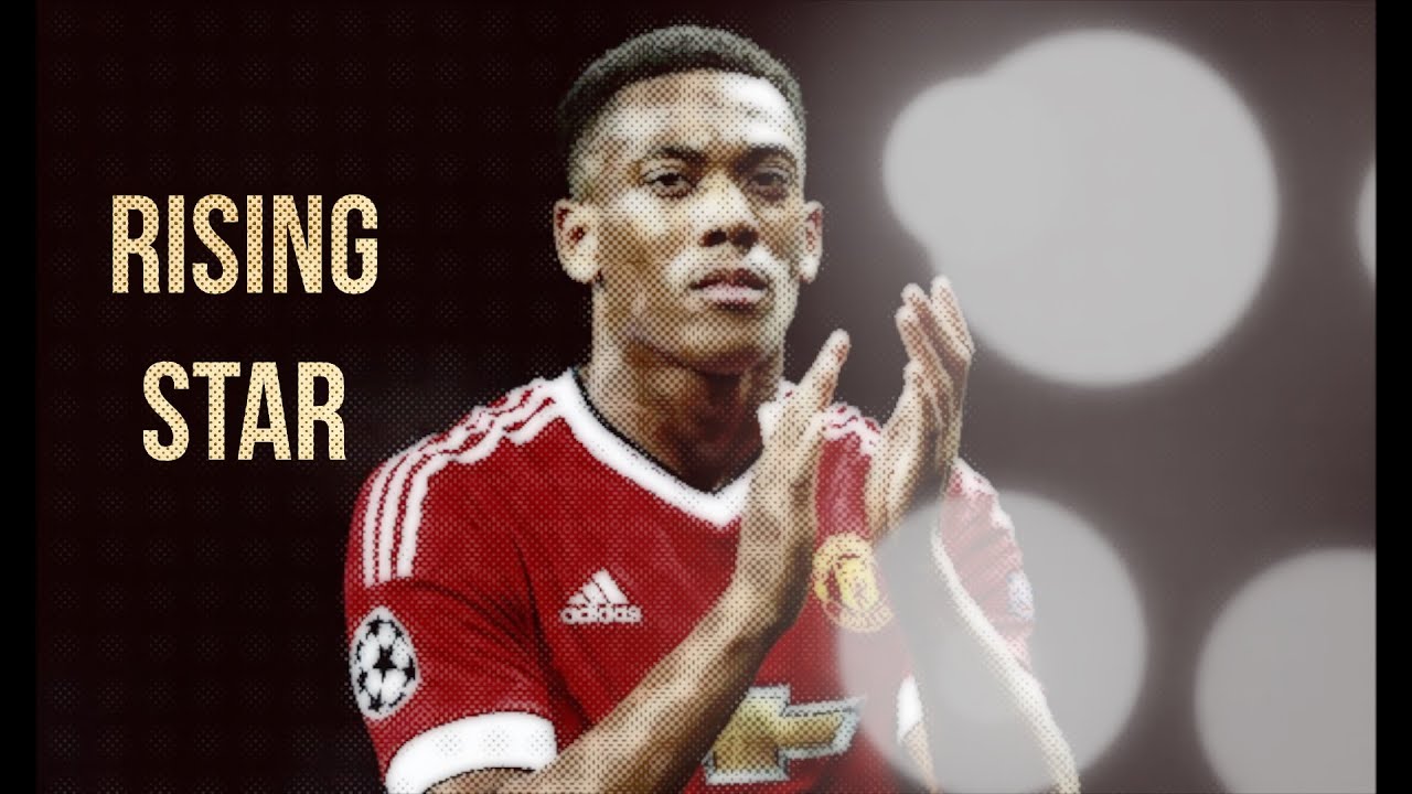 Anthony Martial in action for Manchester United