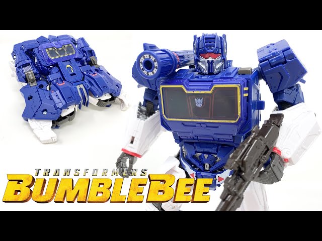 Transformers Studio Series Voyager Class SOUNDWAVE Bumblebee Movie Review class=