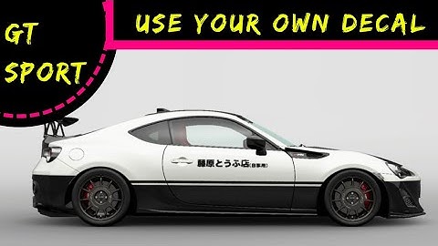 Upload your own decal | GT Sport (Simple Tutorial)