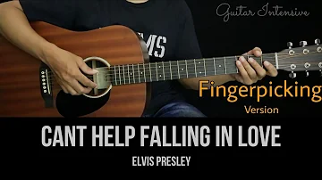 Can't Help Falling in Love - Elvis Presley | EASY Fingerpicking Guitar Tutorial with Chords / Lyrics