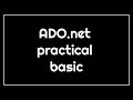 ADO.net practical