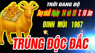 SỰ THẬT LẠNH GÁY Tuổi ĐINH MÙI 1967 đúng 2 ngày tới Tháng 10 âm 2025 TIỀN VỀ TỚI TẤP CỰC GIÀU