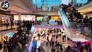 Eaton Centre on Boxing Day 2023! | North America's Busiest Mall Walk