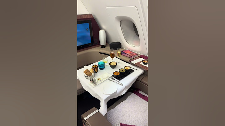 Qatar Airways First Class #flight on the #airbus #a380