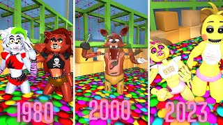 ROXY Chica FOXY Game Evolution 2014 2022 In Garry's Mod! Five Nights at Freddy's Security Breach