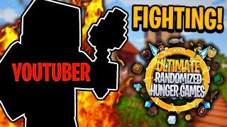 Fighting FAMOUS YOUTUBERS (Minecraft Randomized Hunger Games) @CastCentralLP