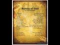 Many Names of GOD
