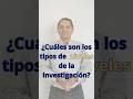 ¿Cuáles son los tipos de niveles de la investigación?  #investigacion #tesis #tesisdegrado #derecho