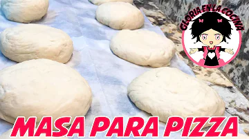 ¿Qué clase de harina se usa para la masa de pizza?