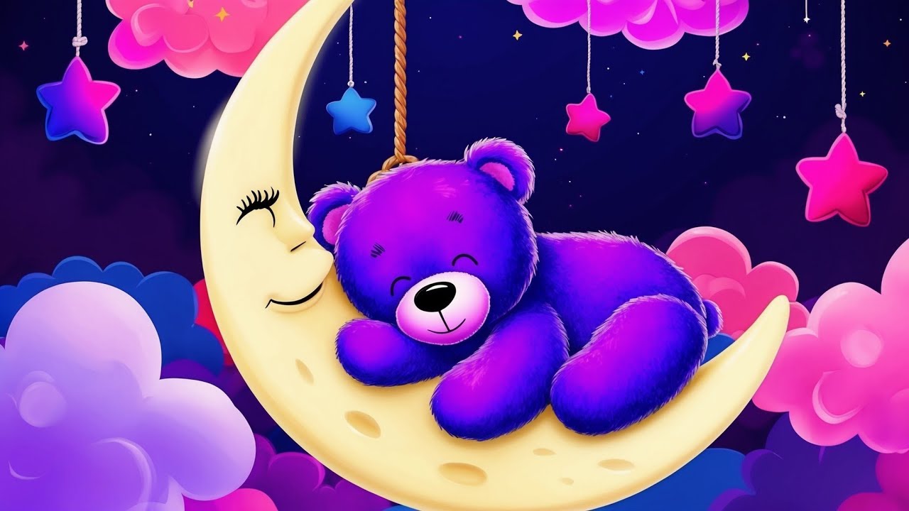 Gentle Moon & Teddy Bear Lullaby π | 10 Min Relaxing Sleep Music for Babies Gentle Moon & Teddy Bear Lullaby π | 10 Min Relaxing Sleep Music for Babies