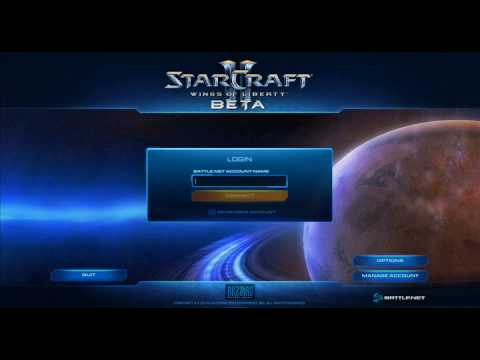 Starcraft 2 - Beta Login Screen Theme