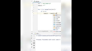 Python code to remove ith character in the string