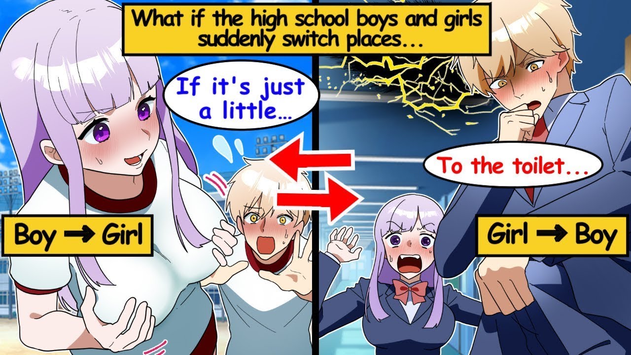 High school students suddenly swap places. Then, the two people who were replaced...【Manga】