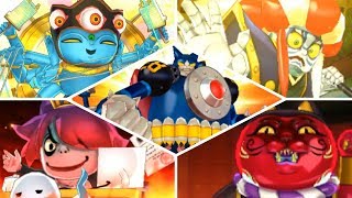 Yo-kai Watch Blasters - All Cutscenes (Bosses)