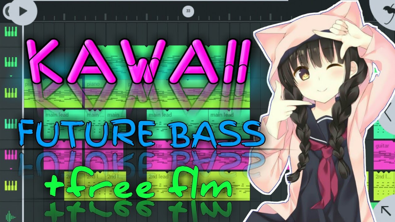 How to make kawaii future bass in FL studio mobile +flm - YouTube